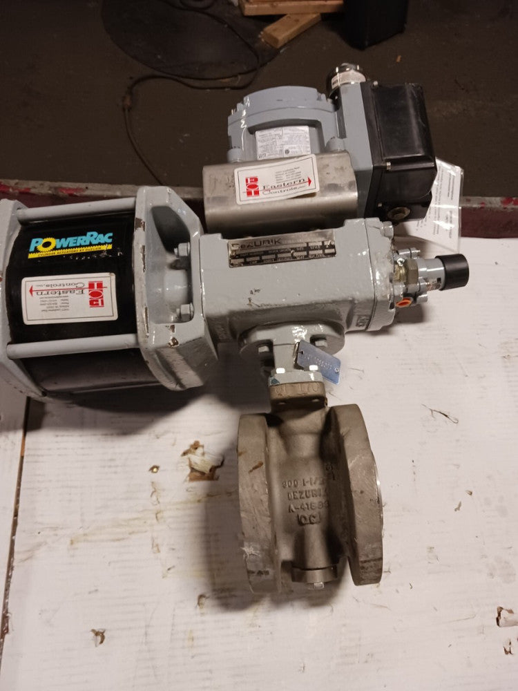 DEZURIK 1-1/2" SS ACTUATED BALL VALVE MASONEILAN SVI-II SVI2-22123121
