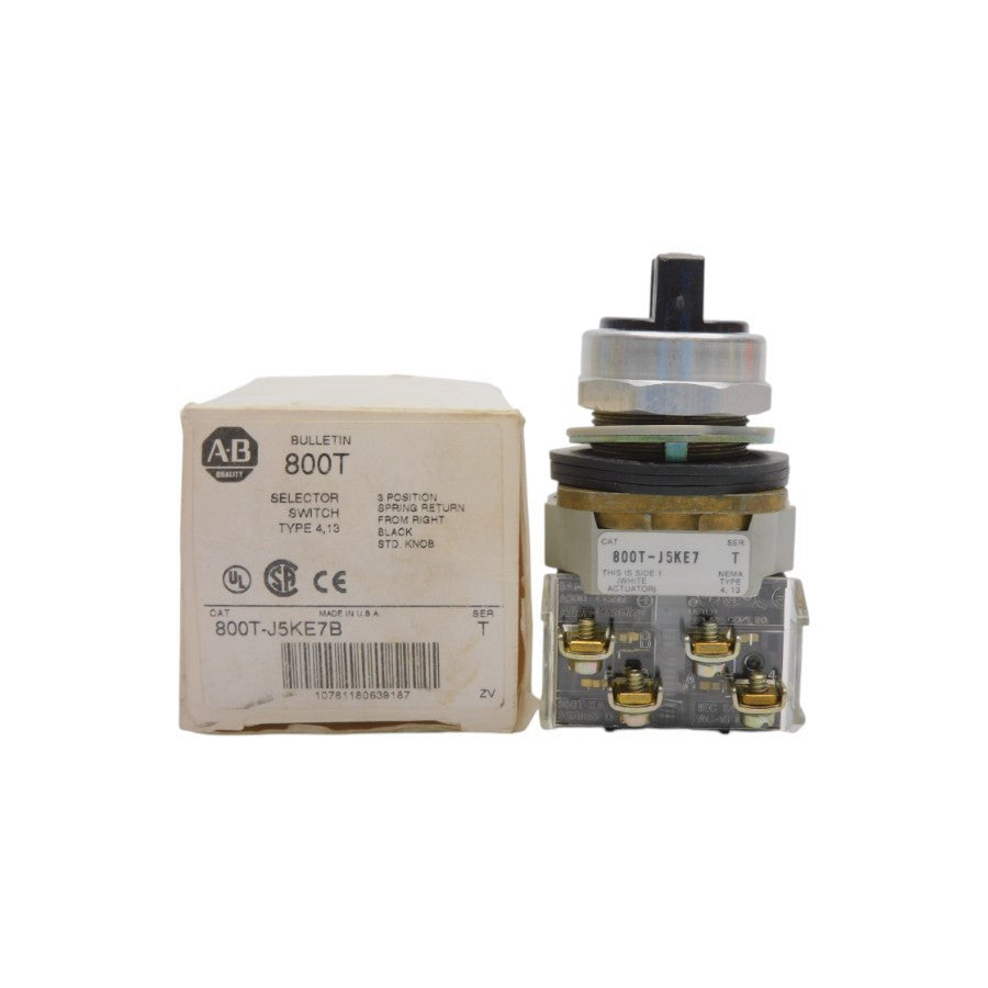 ALLEN BRADLEY 800T-J5KE7B SER. T (WH) NSMP