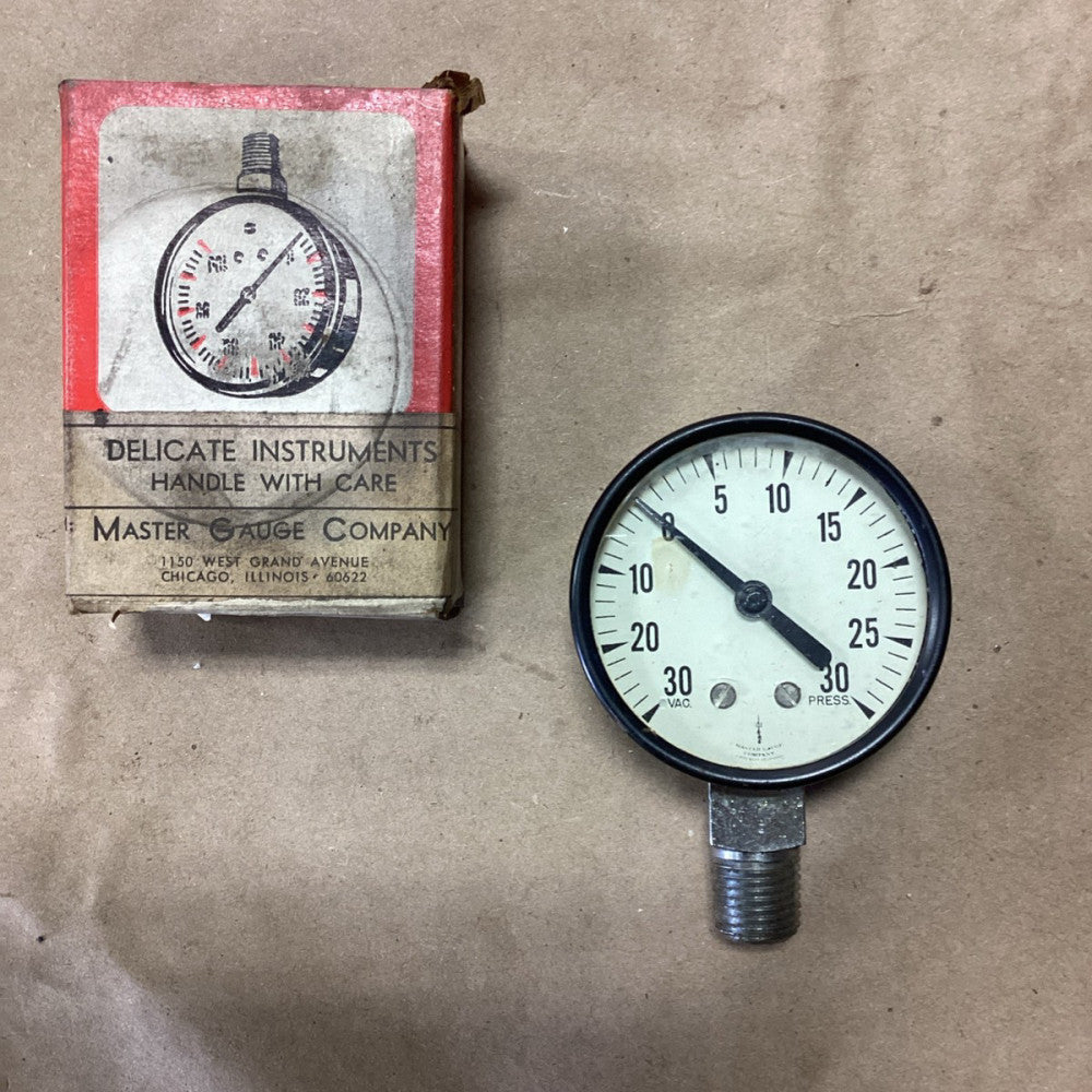 Marsh Instrument Company Vacuum Pressure Gauge 30 VAC/ 30 PSI