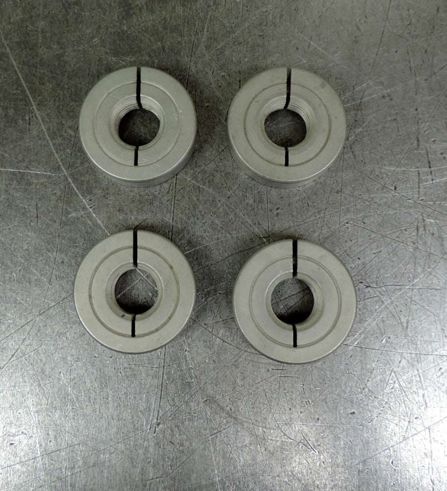 Split Stainless Steel Locking Shaft Collar 5/8" ID Lot of Four (4)