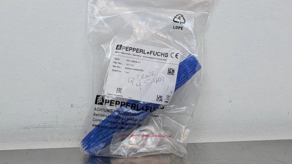 Pepperl+Fuchs IPH-18GM-V1 RFID Read/Write Device 121115 Read 1-50mm Write 0-40mm