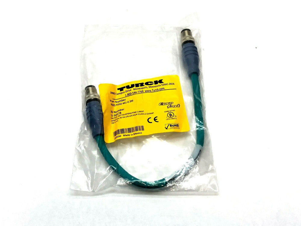 Turck RSSD RSSD 441-0.3M Double-Ended Cordset U-34578