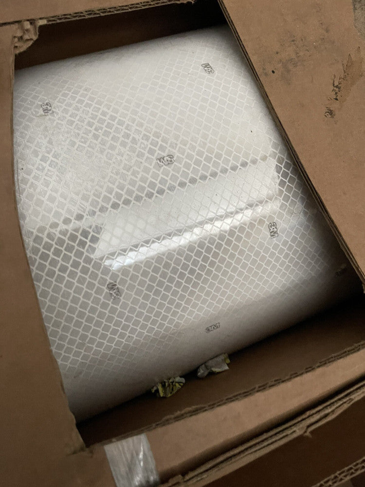3M FLEXIBLE PRISMATIC CONE SHEETING, 3340, WHITE, 1244.6MM X 91.4M / 49"X100YDS