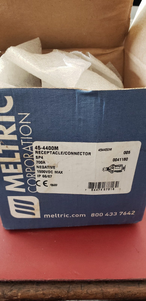 NEW IN BOX MELTRIC SP4 700A NEGATIVE 1500VDC INLET PLUG 45-4400M ( A2-4C)