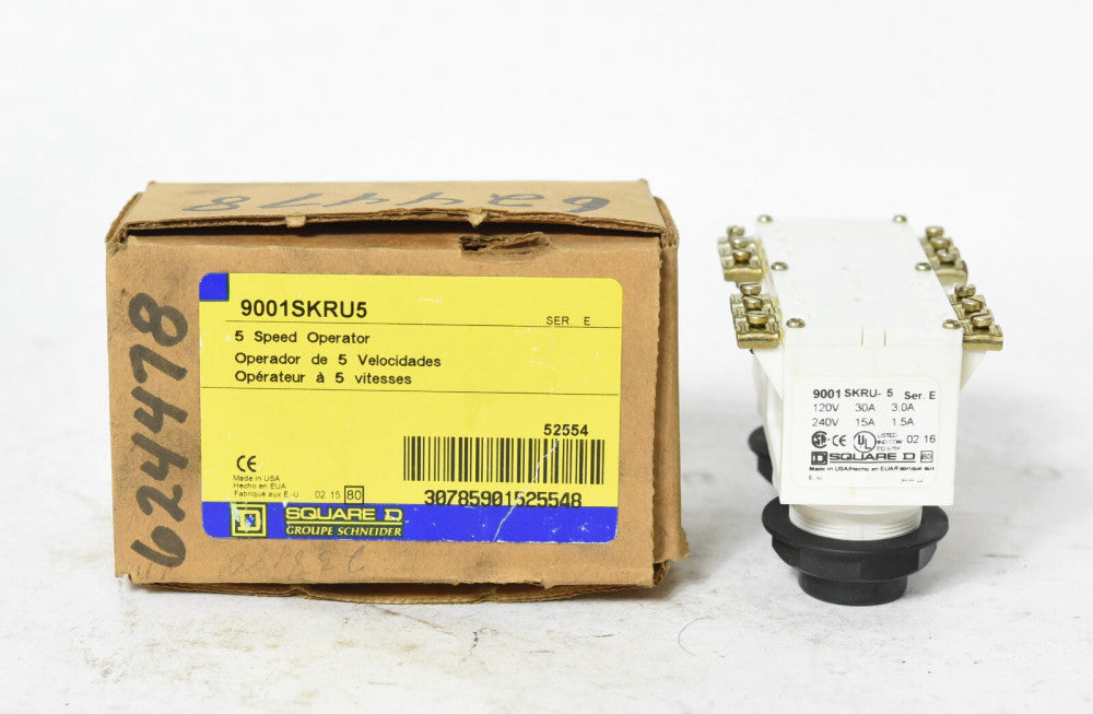 Square D 9001SKRU5 5 Speed Operator Pushbutton Switch