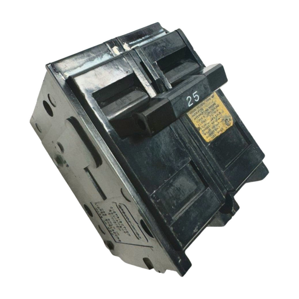 Crouse-Hinds MP225 Circuit Breaker, 2-Pole, 25A, 120VAC, Style MP **Chipped**