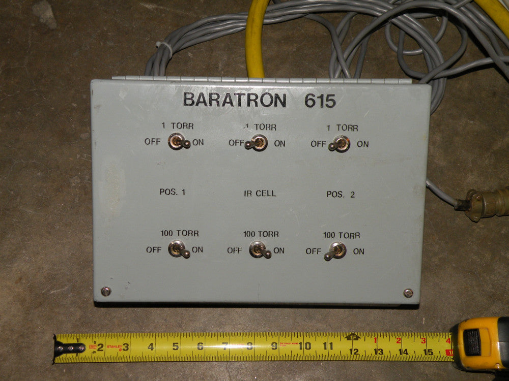 Baratron 615 Vacuum Gauge Selectrol Control