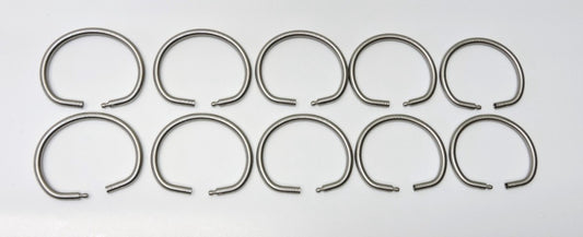 10 Pack Key Systems 1-5/8" Dia. (4 cm) Tamper Proof Key Ring 278 High Security
