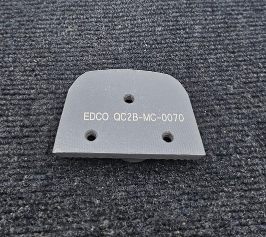 (QTY 3) Edco QC2B-MC-0070: 70 Grit Magna-Trap® Double Dyma-Dots Medium - Grey
