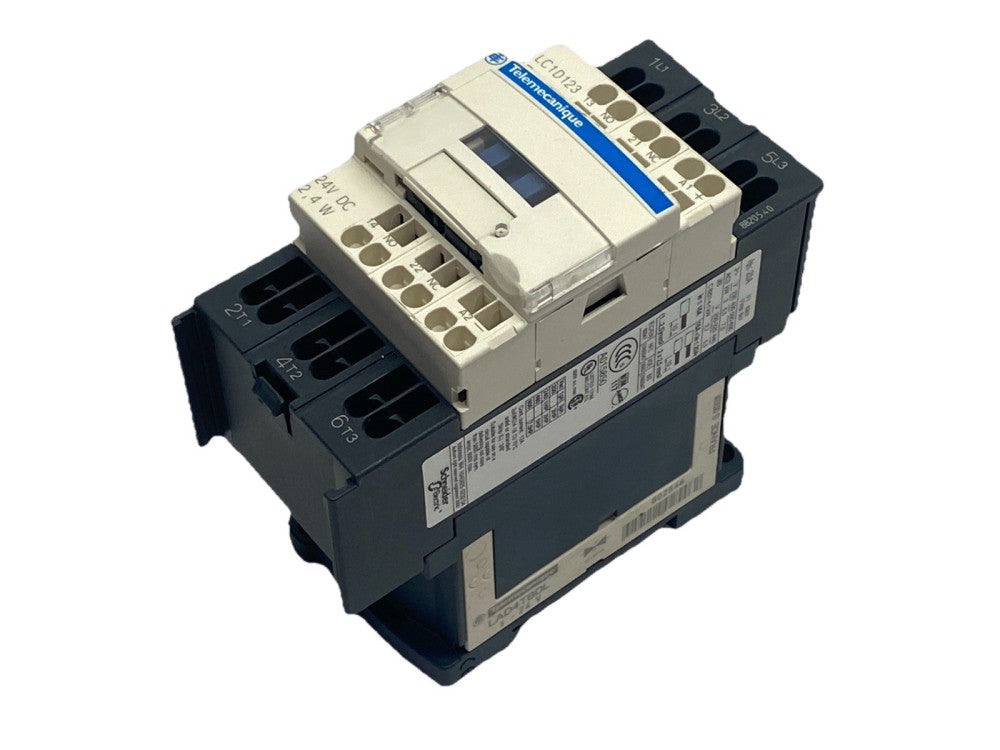 Telemecanique LC1D123BL TeSys Deca Contactor 3P 12A 24VDC