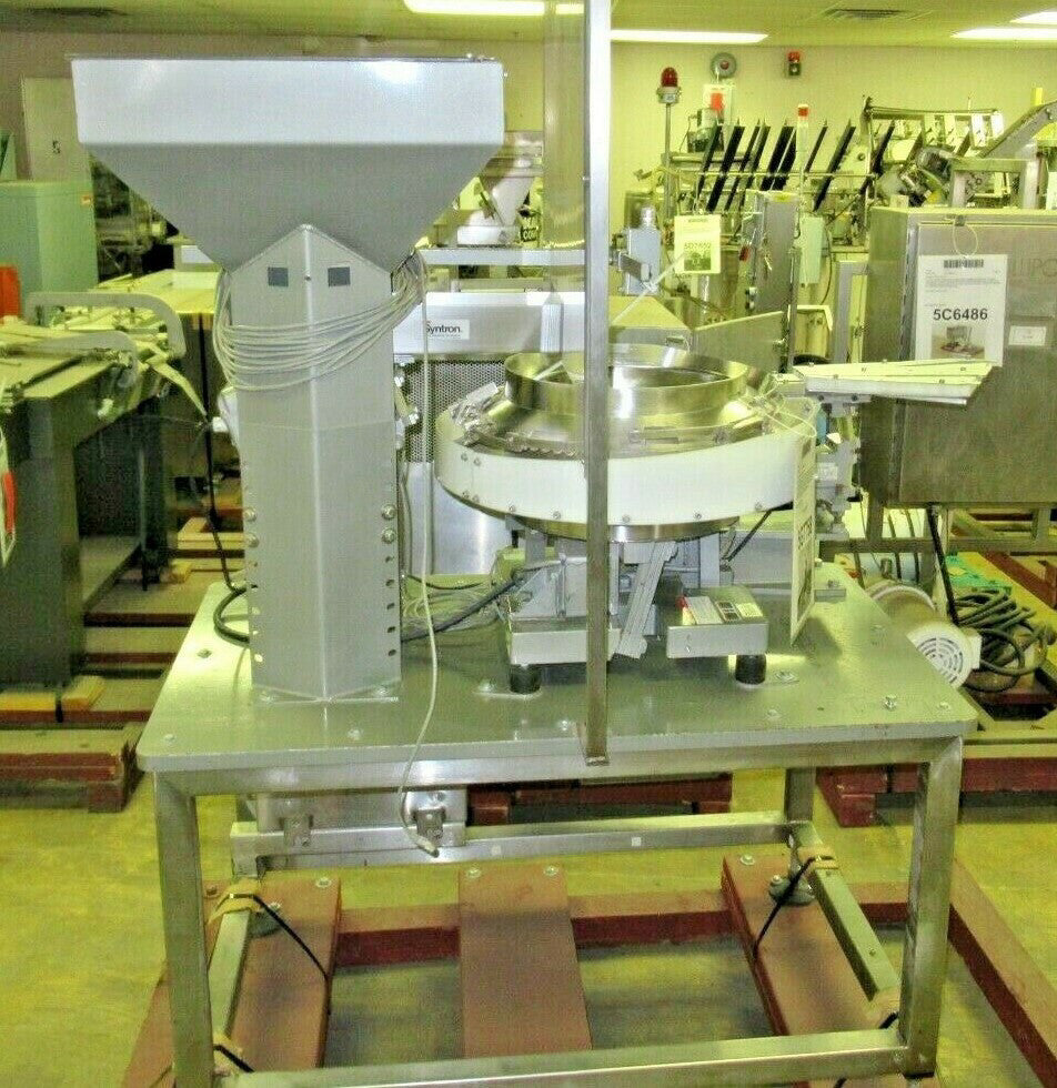 FMC, Model Syntron,15" Diameter Stainless Steel Vibratory Bowl Feeder