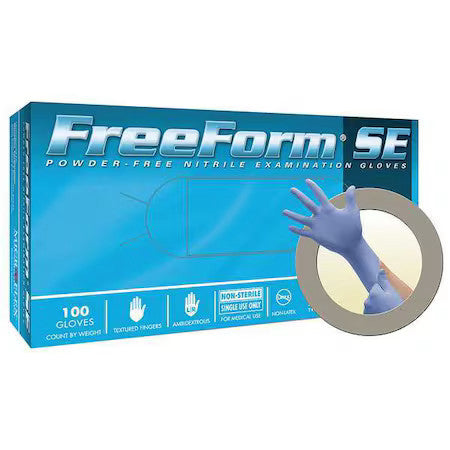Ansell Ffs-700-Xs Ffs-700, Disposable Gloves, 3.5 Mil Palm, Nitrile,