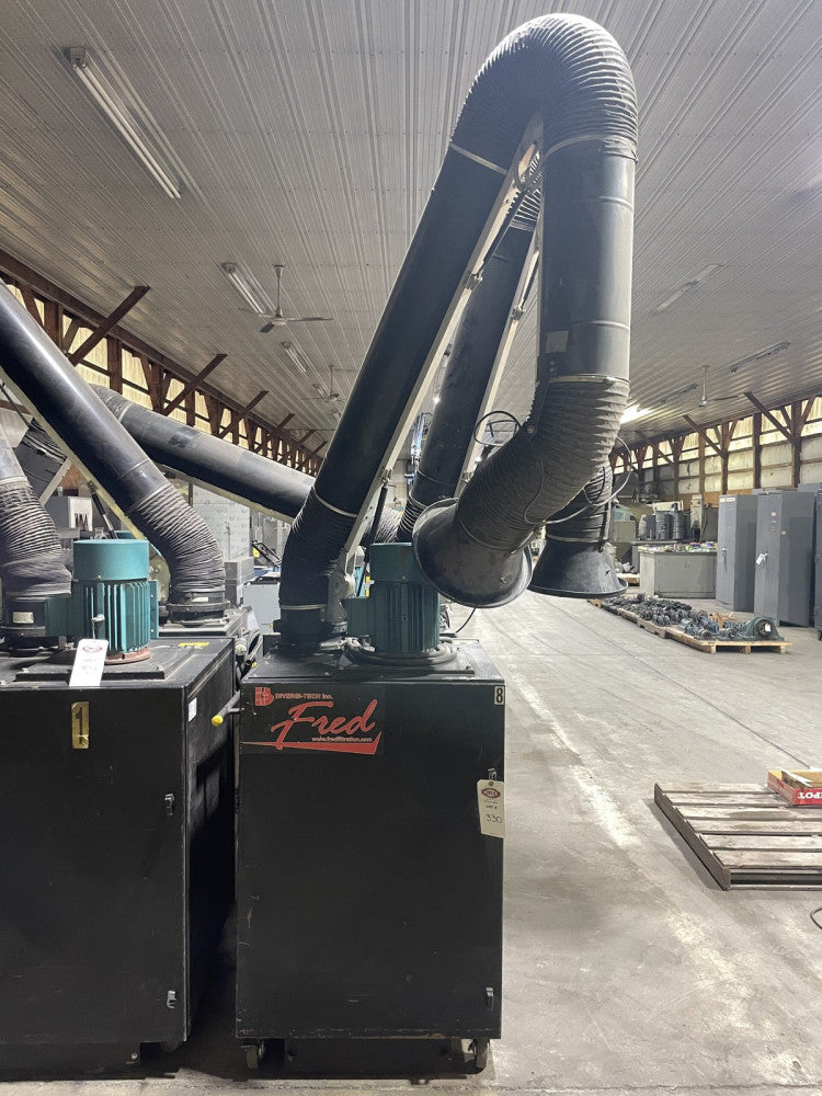 Diversi-Tech Fred 9’ Portable Welding Fume Extractor/Filter 3HP 230/460V 3PH