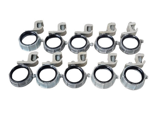 (10) 1-1/4" Ground Bushing Insulated 14-1/0 Zinc Bridgeport 384-DC