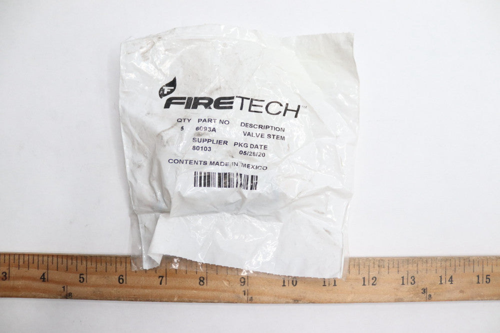 (5-Pk) FireTech Valve Stem for Fire Extinguisher Safety 6093A