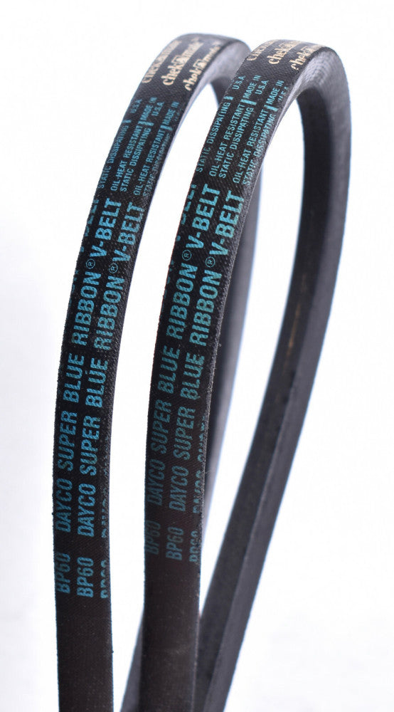 2 Count Dayco Checkmate Super Blue Ribbon V-Belts  BP60