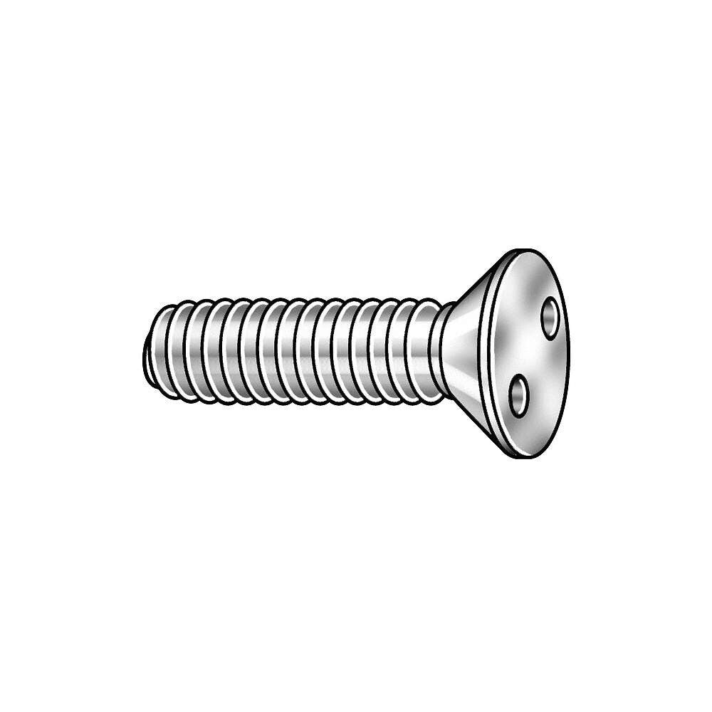 TAMPER-PRUF Screw 121830, FH Spanner 8-32 X1” Length, 18-8SS