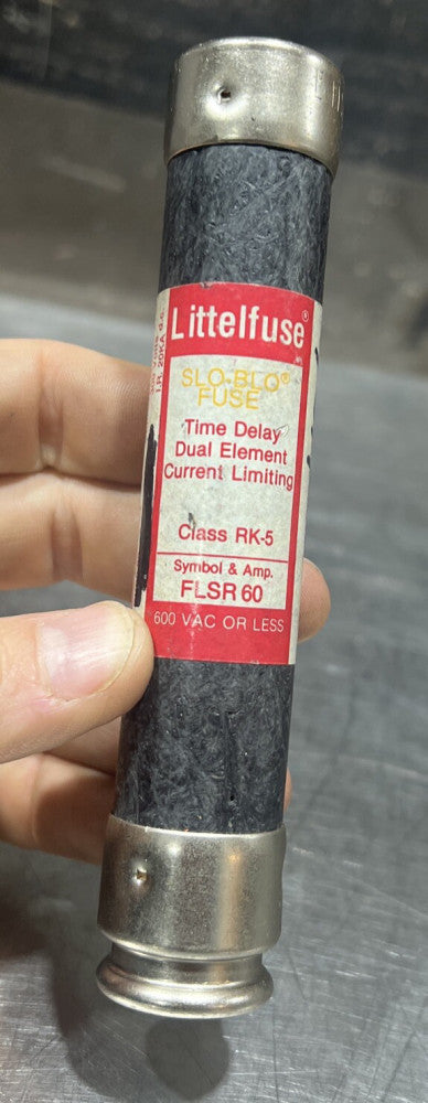 LITTELFUSE FLSR-60 FLSR 60 600VAC/300VDC, DUAL ELEMENT TIME-DELAY CLASS RK5 FUSE