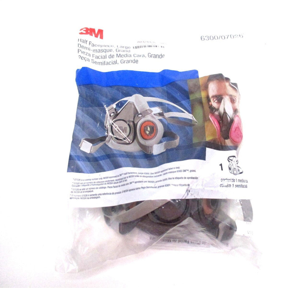 3M (6300/07026) Large Half Facepiece Reusable Respirator