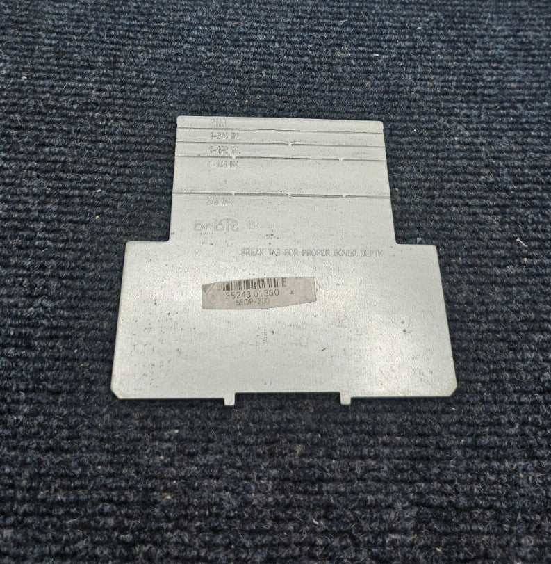 (QTY 4) Orbit 5SDP-200: Low Volt Box Partition 16 Gauge Galvanized Sheet Steel