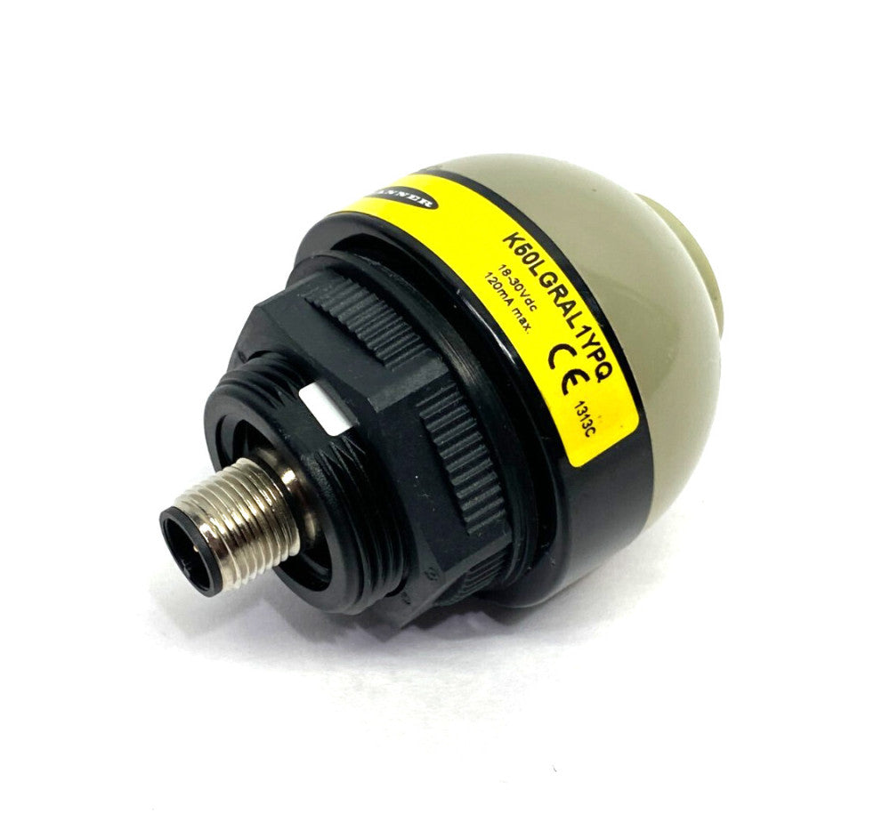 Banner K50LGRAL1YPQ 50mm 3-Color General Purpose LED Audible Indicator, 79478
