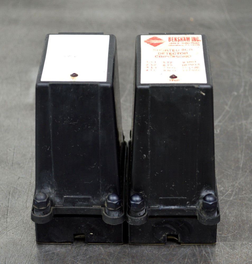 Benshaw INC. - CBIPCSSDNO Shorted SCR Detector 120V AC Lot of Two (2)