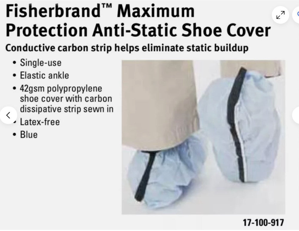 300 Pair Universal Medical Disposable Cleanroom Shoe Covers Anti-Static [A0TP]