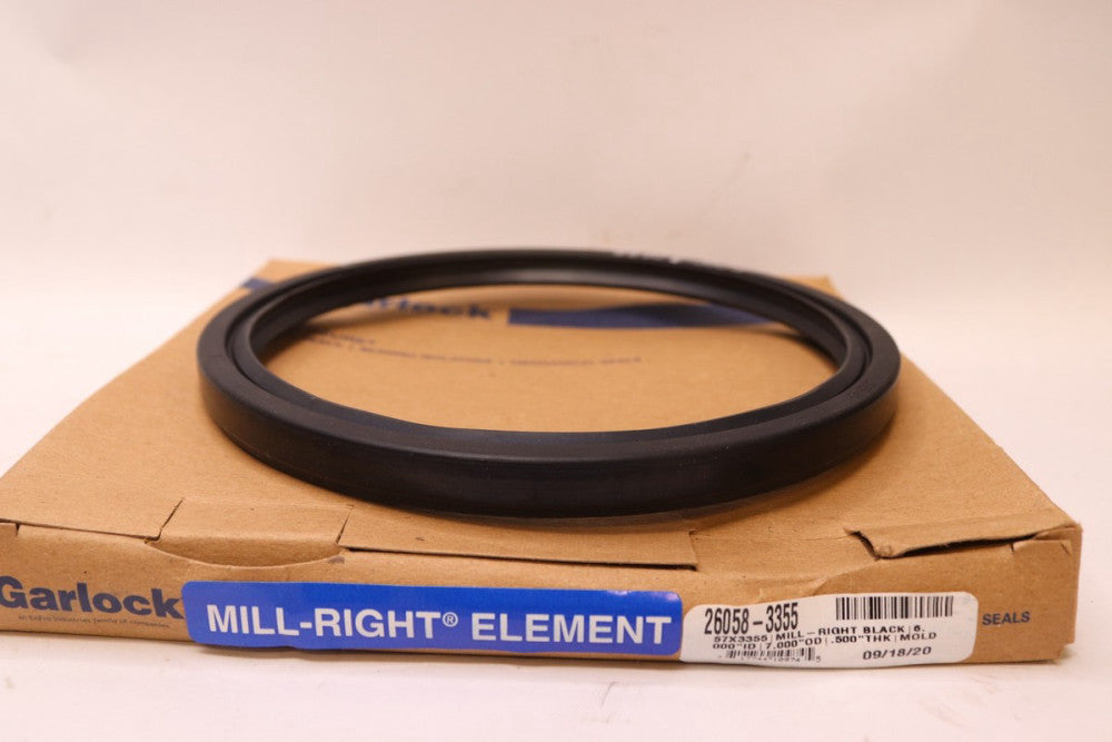 Garlock Oil Seal Mill-Right Element 6" ID x  7" OD x .500" THK - 26058-3355