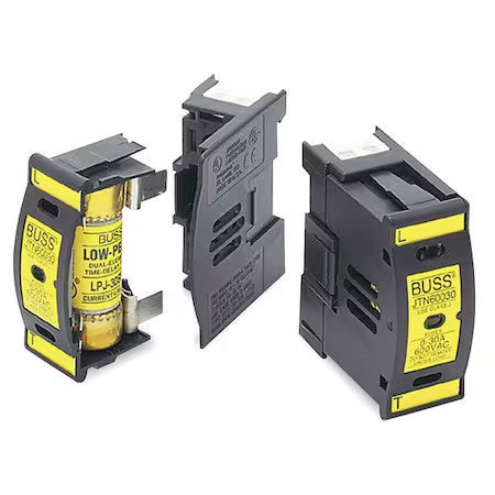Eaton Bussmann Jt60030 Fuse Holder, 0 To 30A Amp Range, 600V Ac Volt Rating, 1