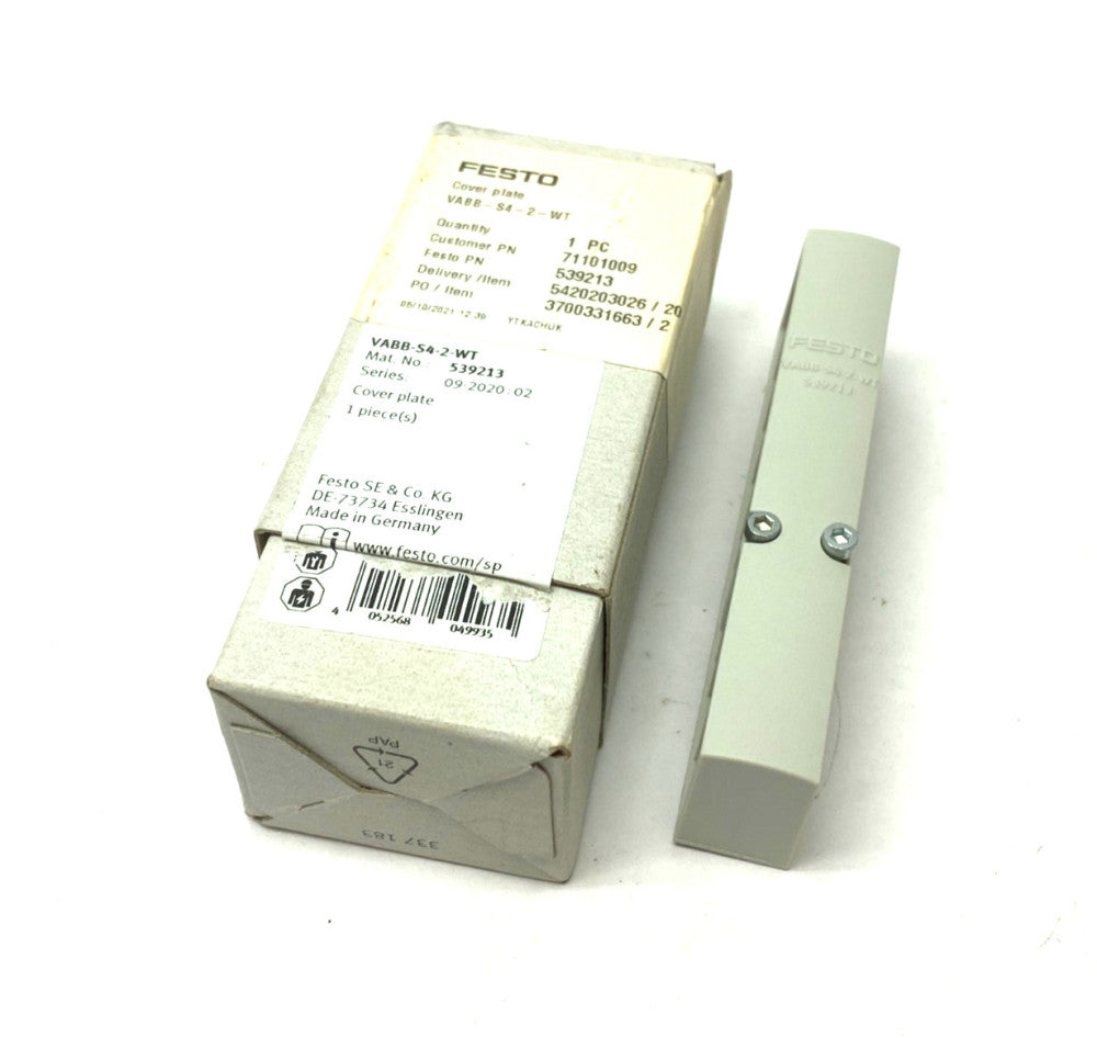Festo VABB-S4-2-WT Manifold Blank Cover Plate 539213