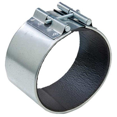 Ductmate Grqs3ga Round Connector Sleeve, 3 In Duct Dia, Metal, 24 Ga Ga, 3 In
