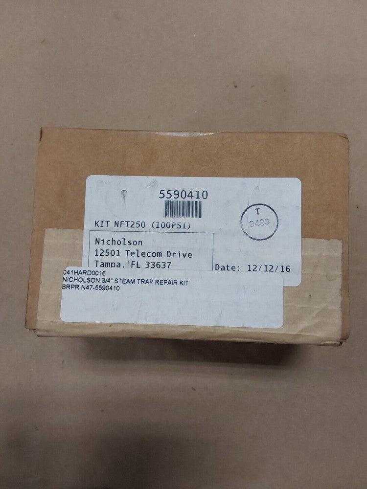 Nicholson NFT250, 3/4" Steam Trap Repair Kit 5590410