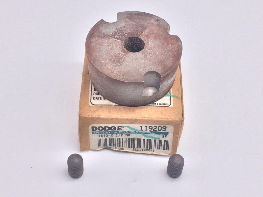 NEW Dodge 119209 Taper Lock Bushing 1610X1/2" NK 