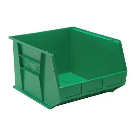 Quantum Storage Systems Qus270gn Hang & Stack Storage Bin, Polypropylene,