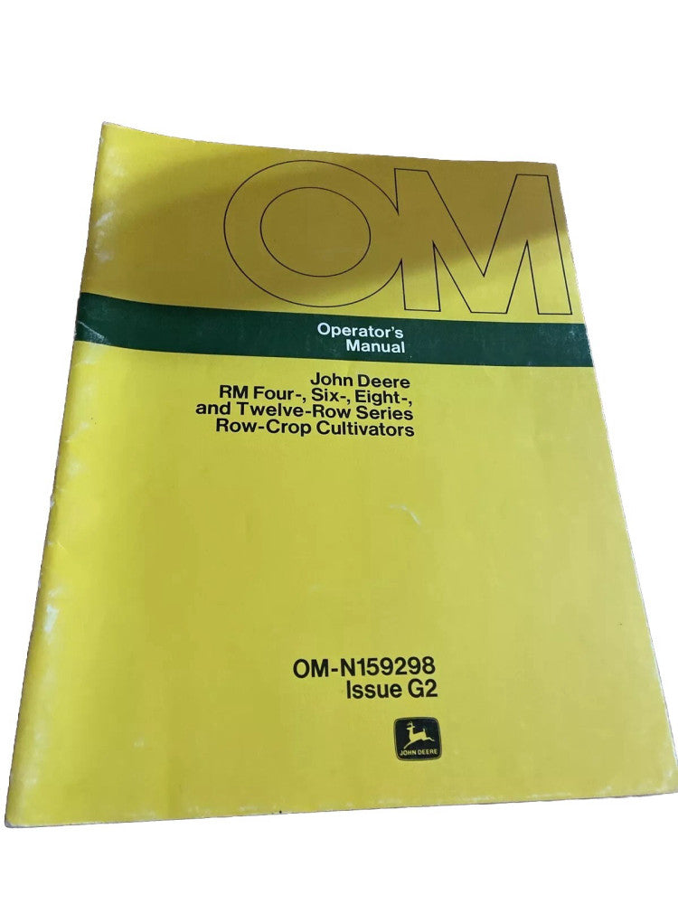 John Deere RM 4 6 8 12 Row Crop Cultivators OMN159298 Operators Manual