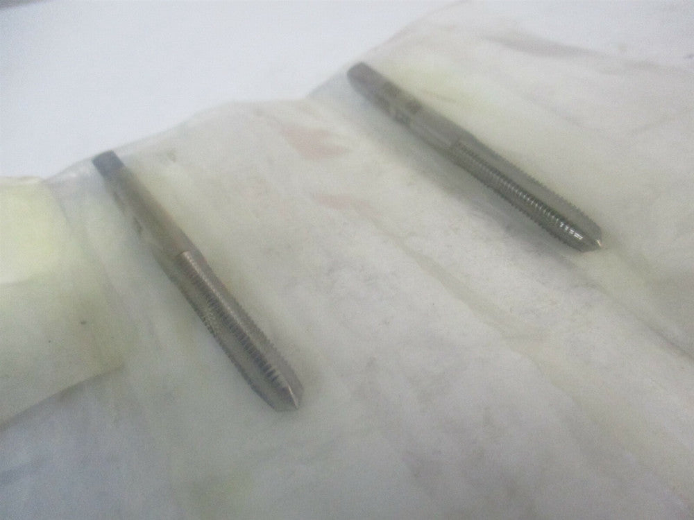 (K007024AS) #8-32 UNC 3Fl Bright High Speed Steel Plug Hand STI Tap - Qty 2 