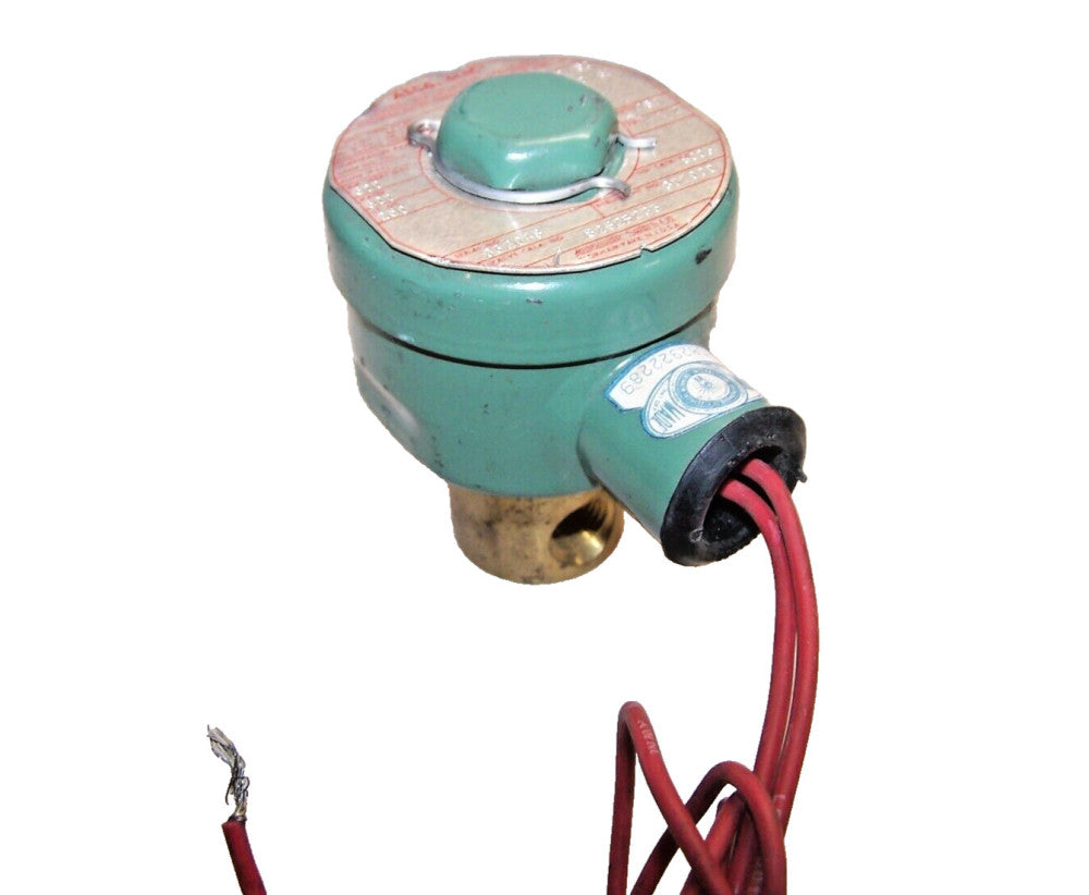 ASCO 1/4" NPT RED-HAT SHUT OFF VALVE 120 VAC CATALOG  8262B233