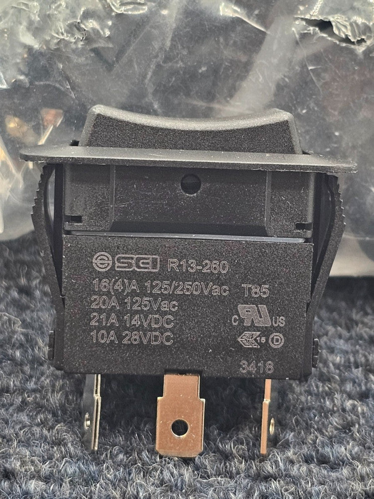 (10 PIECES) Switch Components SRB1-1G-DC-1-NN Rocker Switch