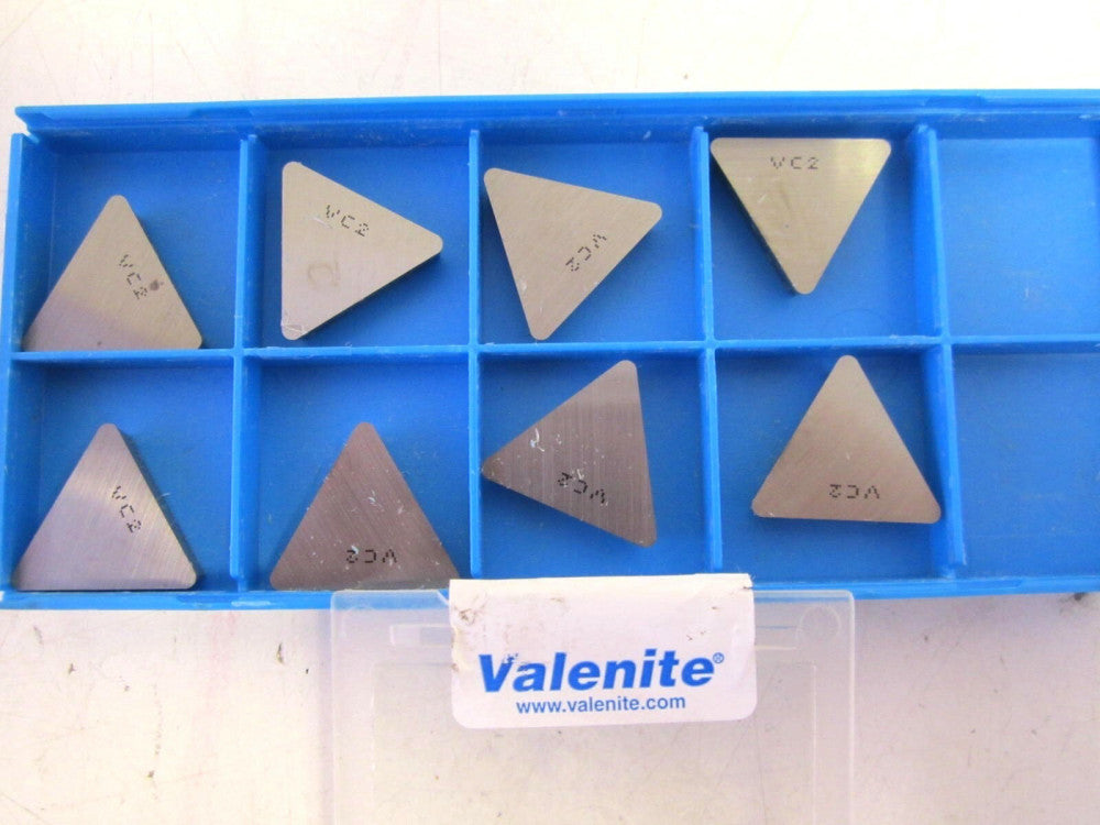 Valenite (09844) TPG-433 VC2 Carbide Turning Inserts Pack Of 8