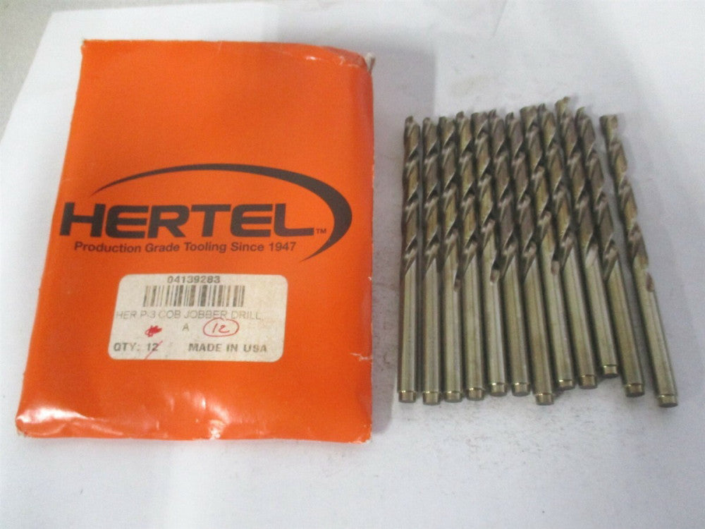 (84580778) #4 2-1/2" x 3-3/4" 135° High Speed Steel Jobber Drill - Pack of 12