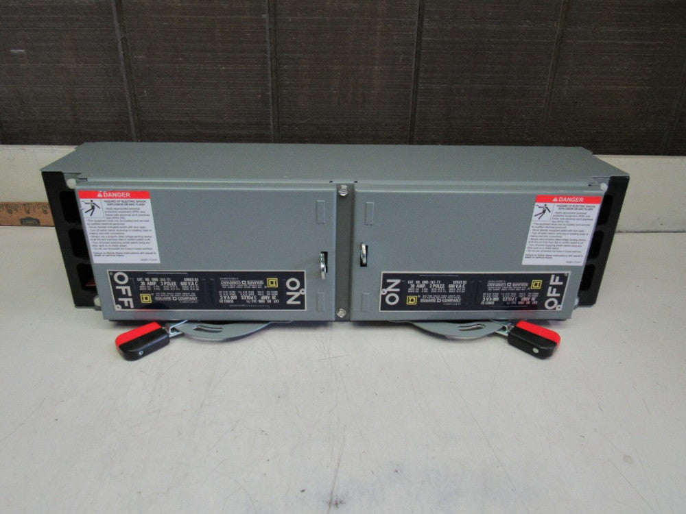SQUARE D QMB-362-T1 30AMP 600V TWIN PANELBOARD FUSIBLE SWITCH NEW NO BOX M/OFFER