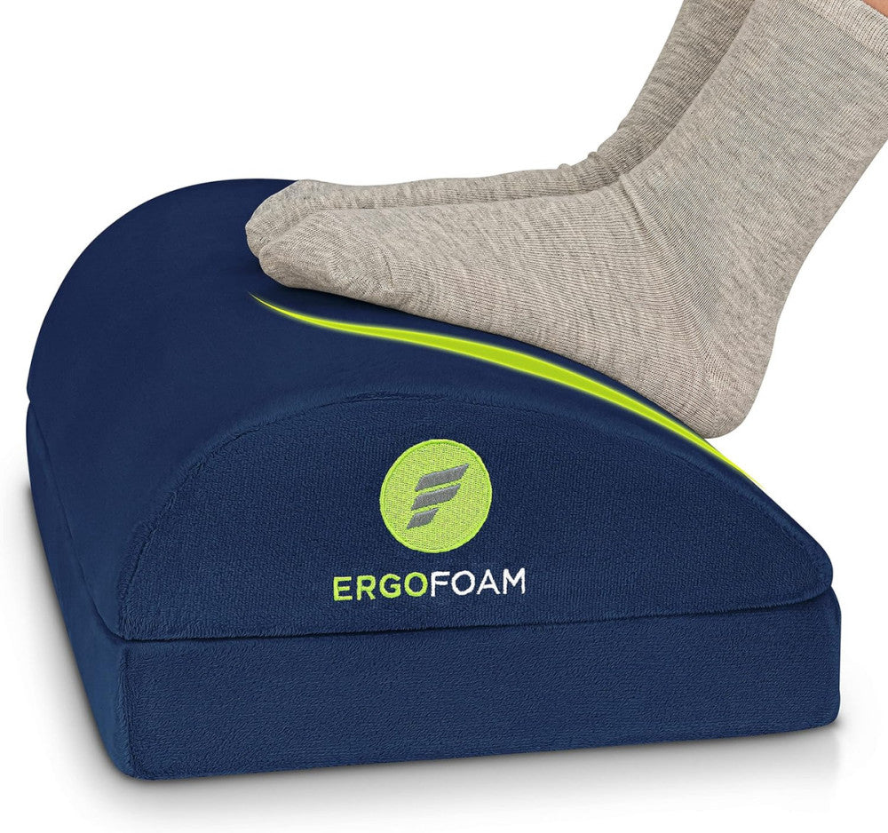 Foot Rest Chiropractor-Endorsed Orthopedic Teardrop Design 2 In1 Adjustable 