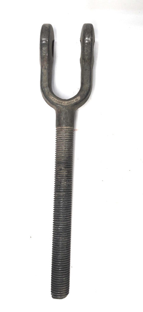 CROSBY 3-5/8" JAW END TURN BUCKLE FORGED STEEL 18" LENGTH  1-1/4" DIAMETER
