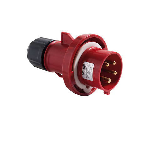 FAMATEL 14308 IP67 IEC Pin and Sleeve Connector 32A 380/440 V, 3P+4W for HD Use