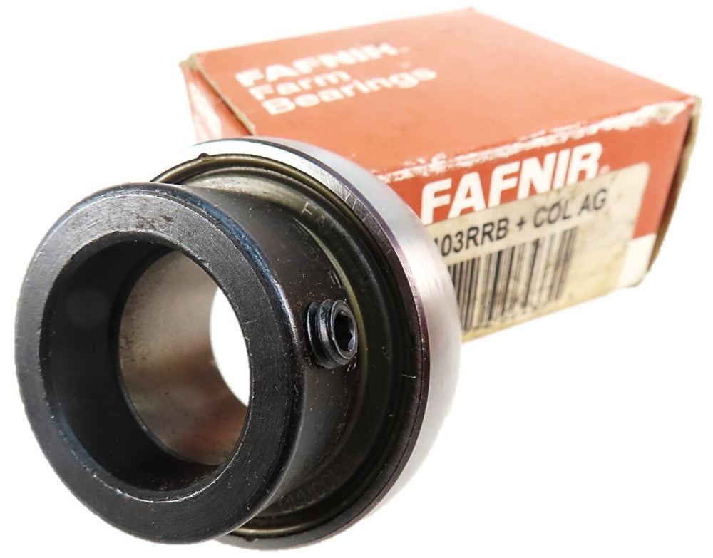Fafnir RA103RRB + COL AG Bearing Insert w/ Locking Collar 1-3/16" Dia NEW IN BOX