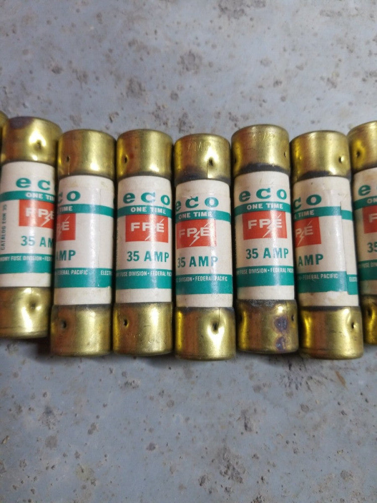 NEW OLD STOCK ECONOMY ECO ONE TIME 35AMP FUSE EON 35