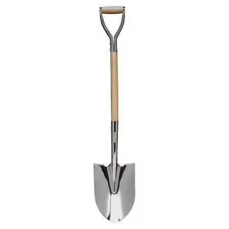 Seymour Midwest 49191Gra No. 2 Round Point Ceremonial Shovel, Steel Blade, 29