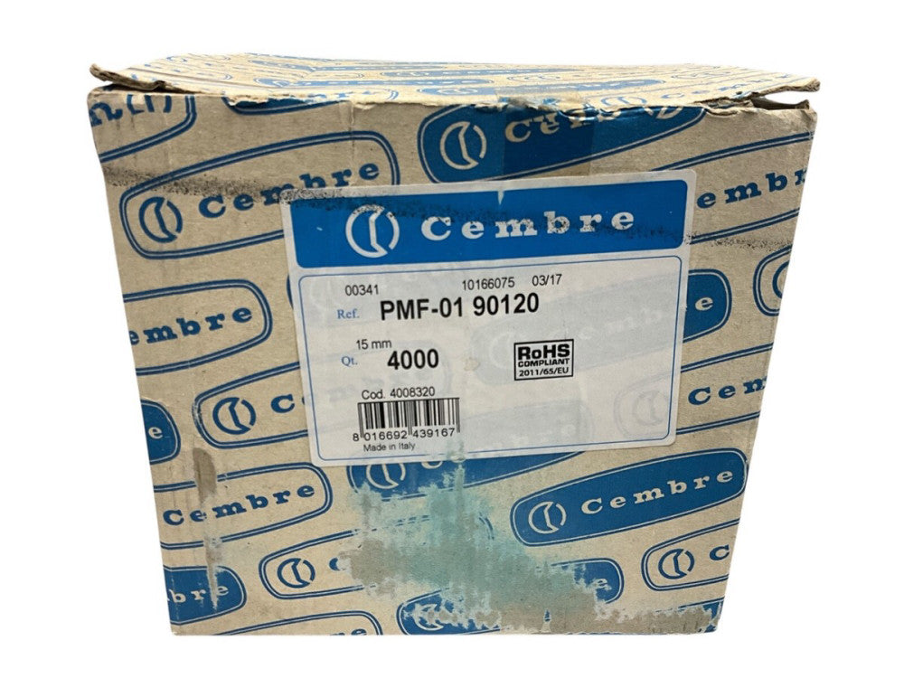 CEMBRE 90120 4008320  TRANSPARENT HOLDER PMF-01, (15 TR) (BOX OF 4000)