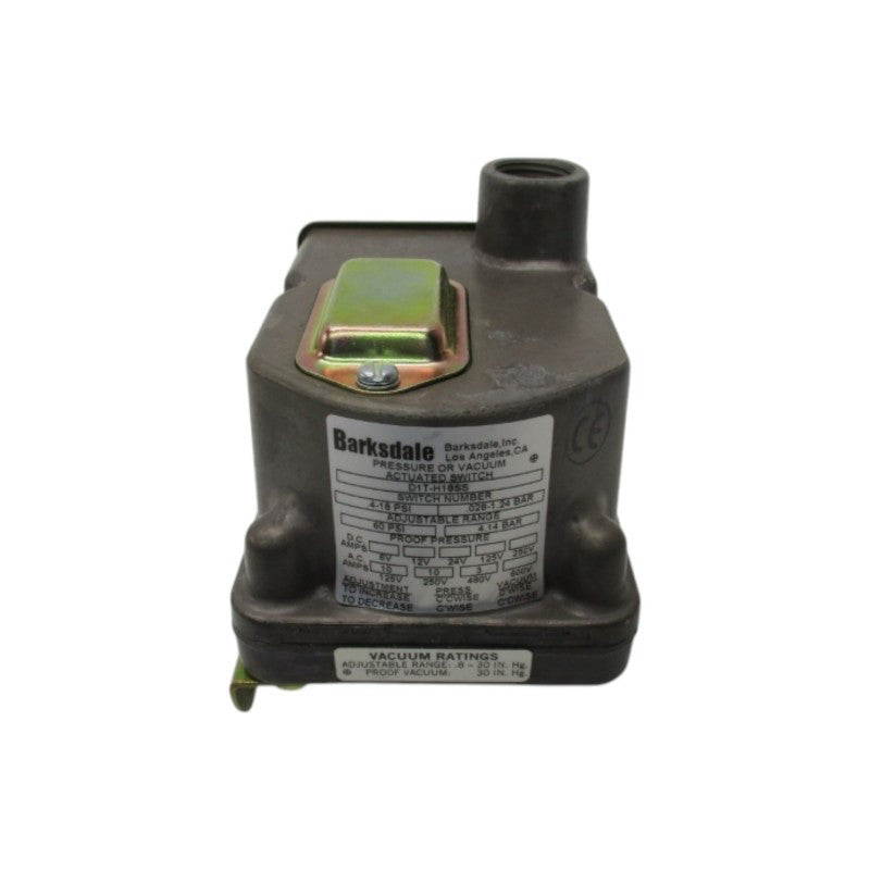 BARKSDALE D1T-H18SS 4-18PSI 250V 10A NSNP