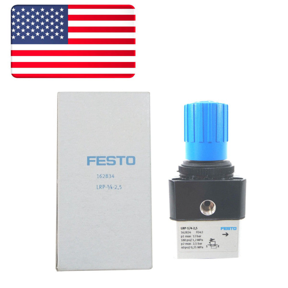 FESTO LRP-1/4-2,5 162834 Precision Pressure Regulator NEW - US Stock